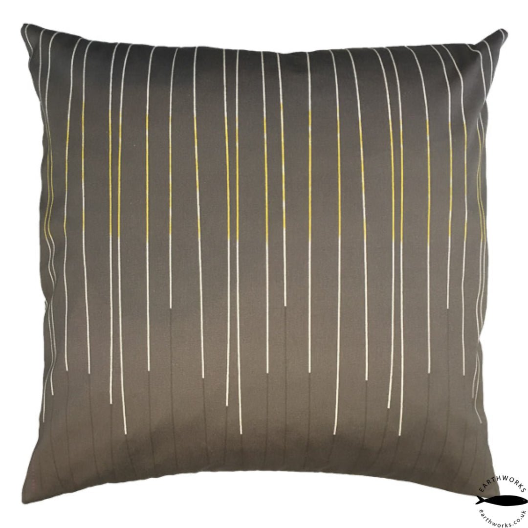 cushion - CHARCOAL LINES