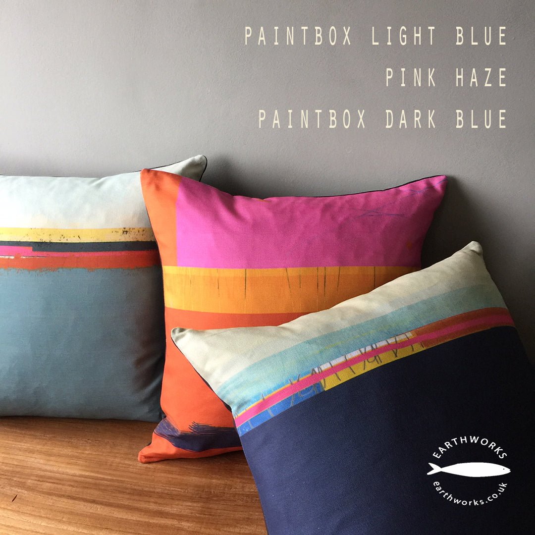 cushion - PAINTBOX DARK BLUE