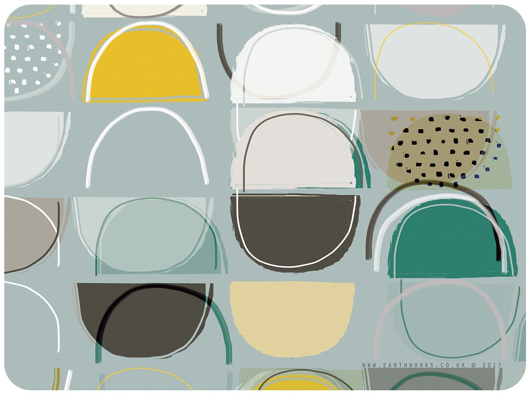 placemat - LOBSTER POTS BLUE - PM007 - E A R T H W O R K S