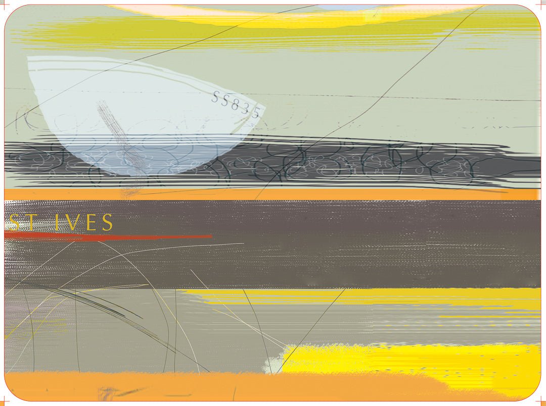 placemat - BOATS ABSTRACT - PM021 - E A R T H W O R K S