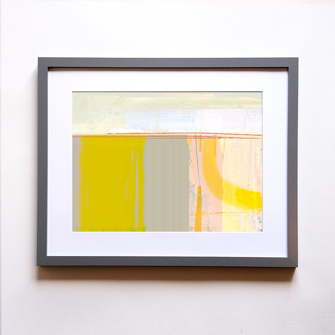 FRAMED PRINT - HEADLAND GREY
