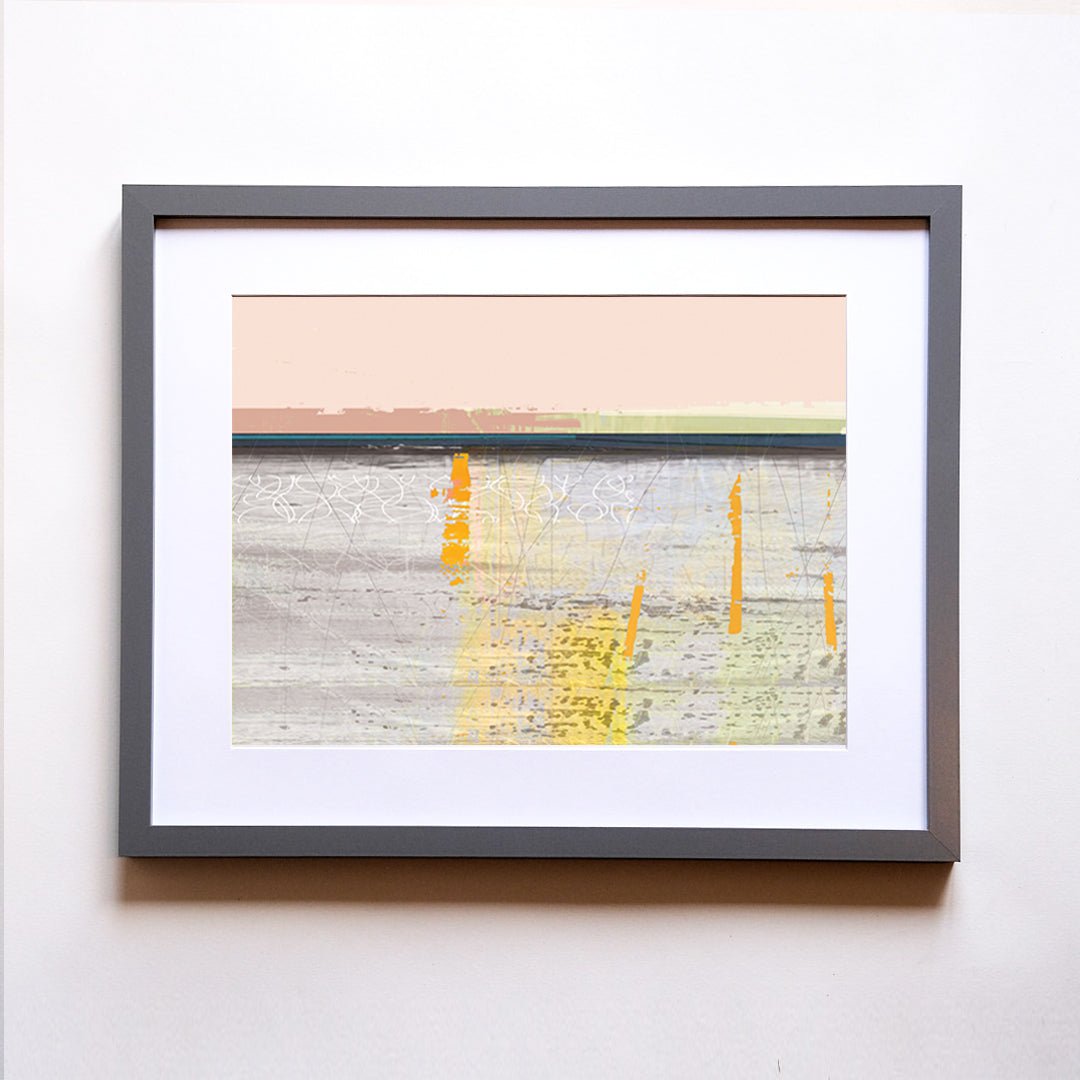 FRAMED PRINT - BAY PINK