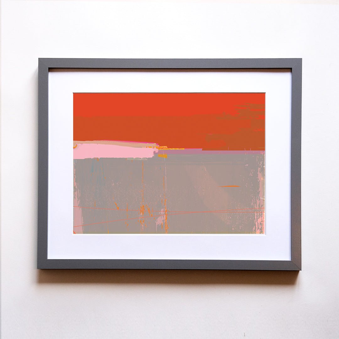 FRAMED PRINT - BAY RED