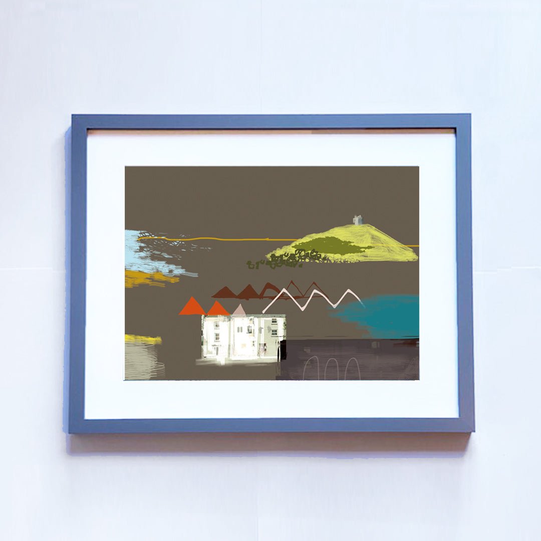 FRAMED PRINT - ST IVES