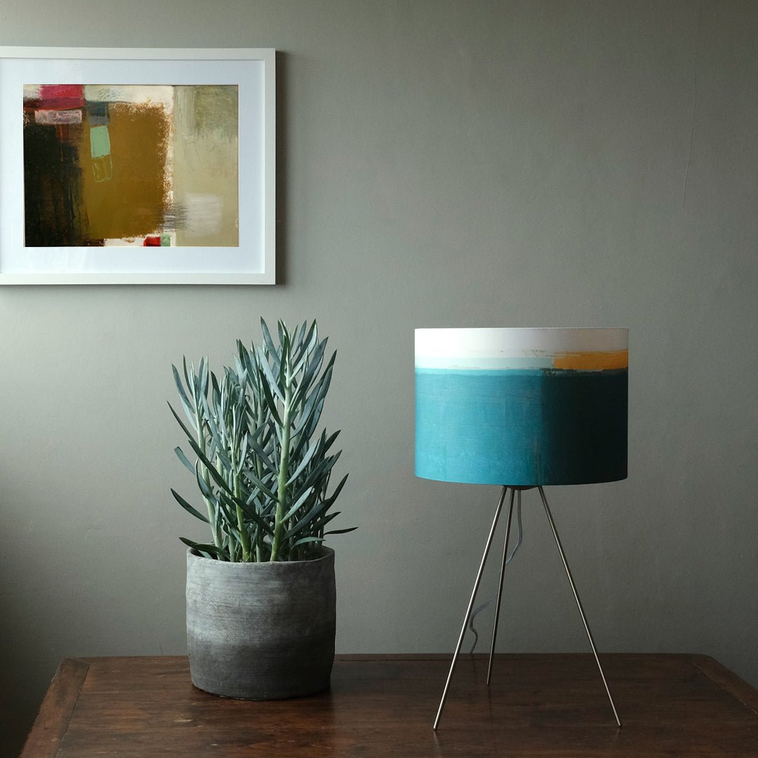 lampshade - HEADLAND TEAL