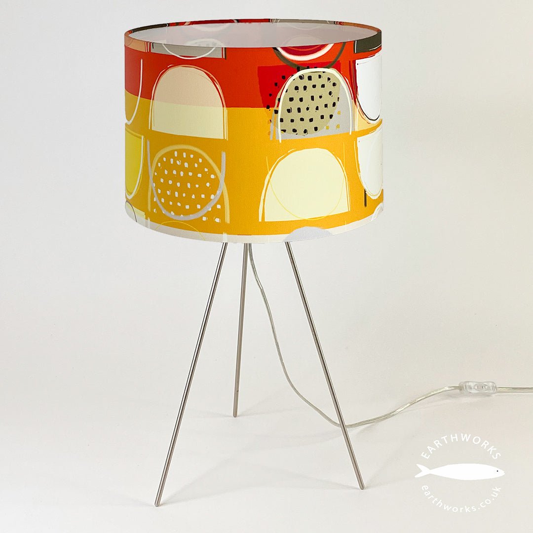 lampshade - Lobster Pots ORANGE/RED