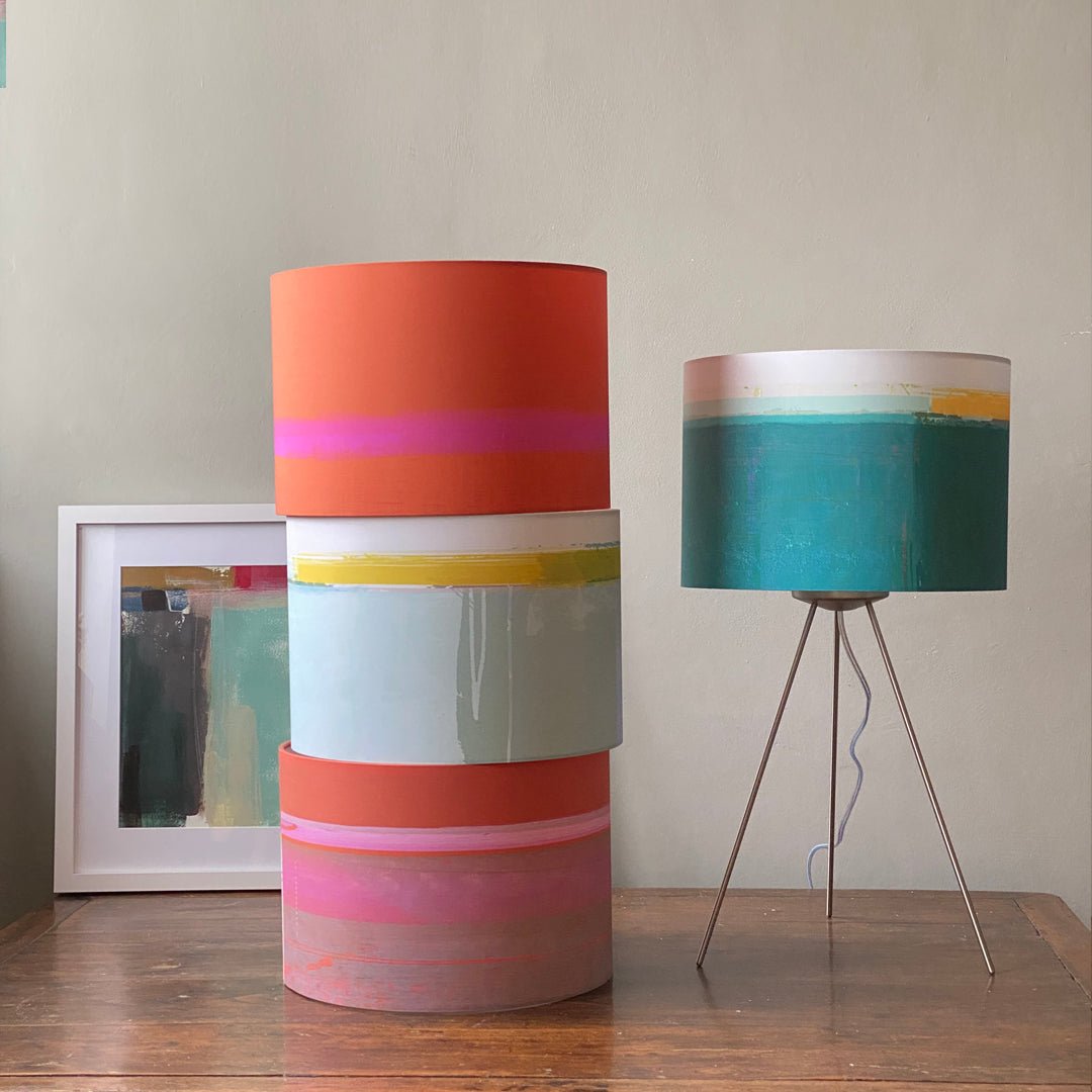 lampshade - HEADLAND TEAL