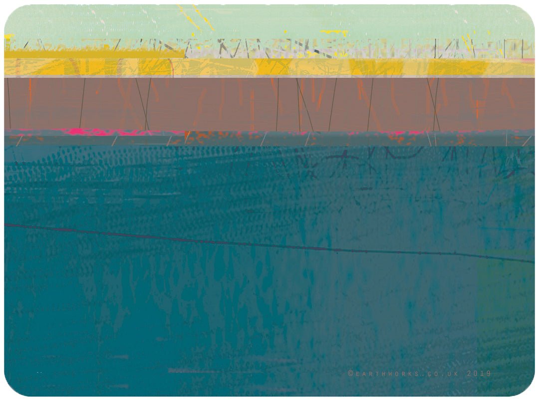 placemat - PAINTBOX TEAL