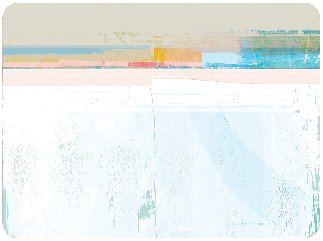 placemat - PATHS WINTER BEACH