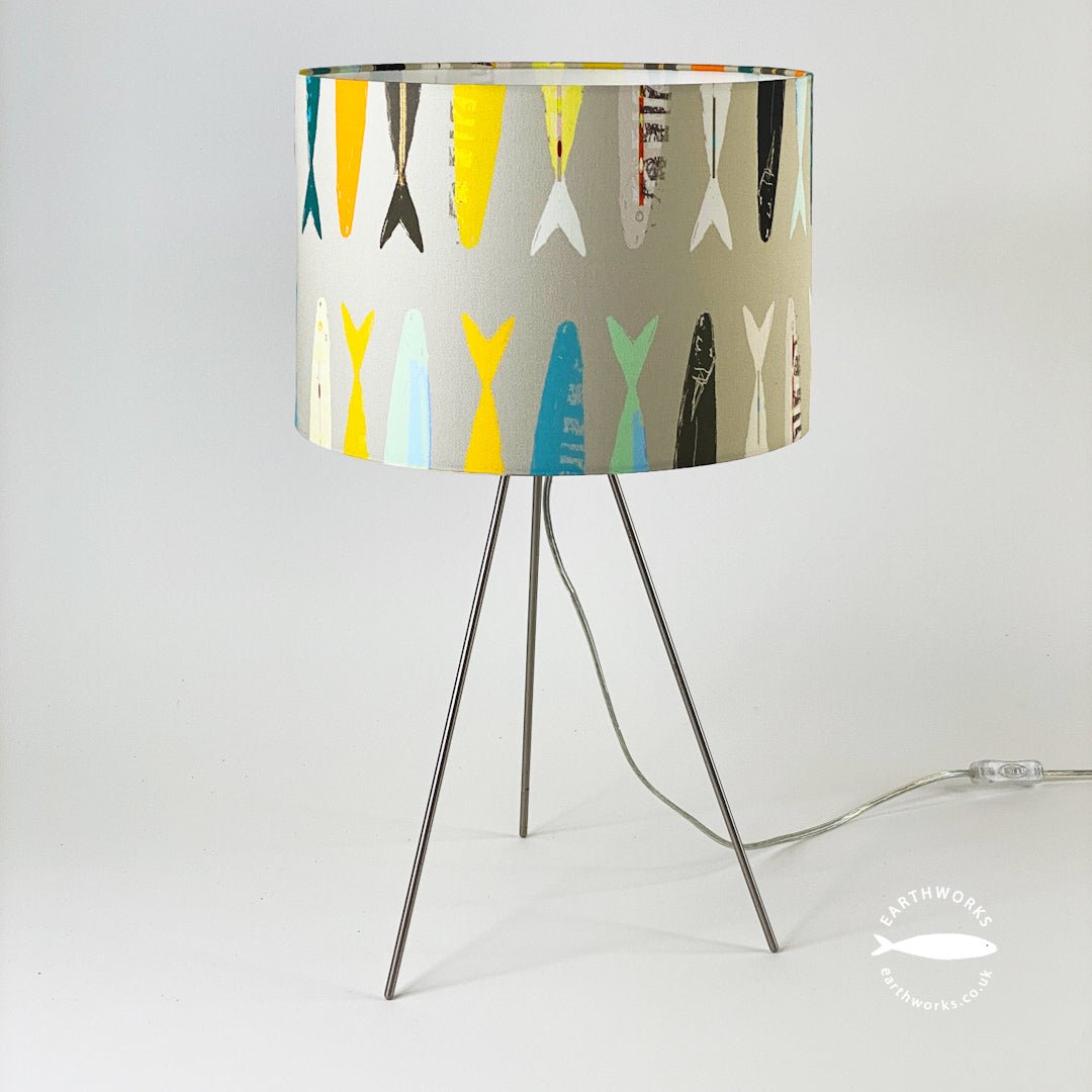 lampshade - FISH TAILS GREY