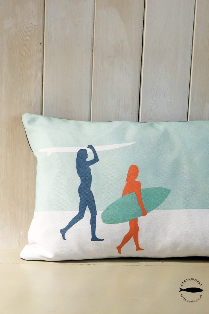 cushion - SURF BLUE